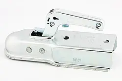 Замок причепа 1300 кг на квадратну трубу 60 мм.