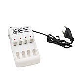 Комплект зарядний пристрій для акумуляторних батарей АА та ААА JB-212, фото 4