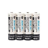 Комплект зарядний пристрій для акумуляторних батарей АА та ААА JB-212, фото 3