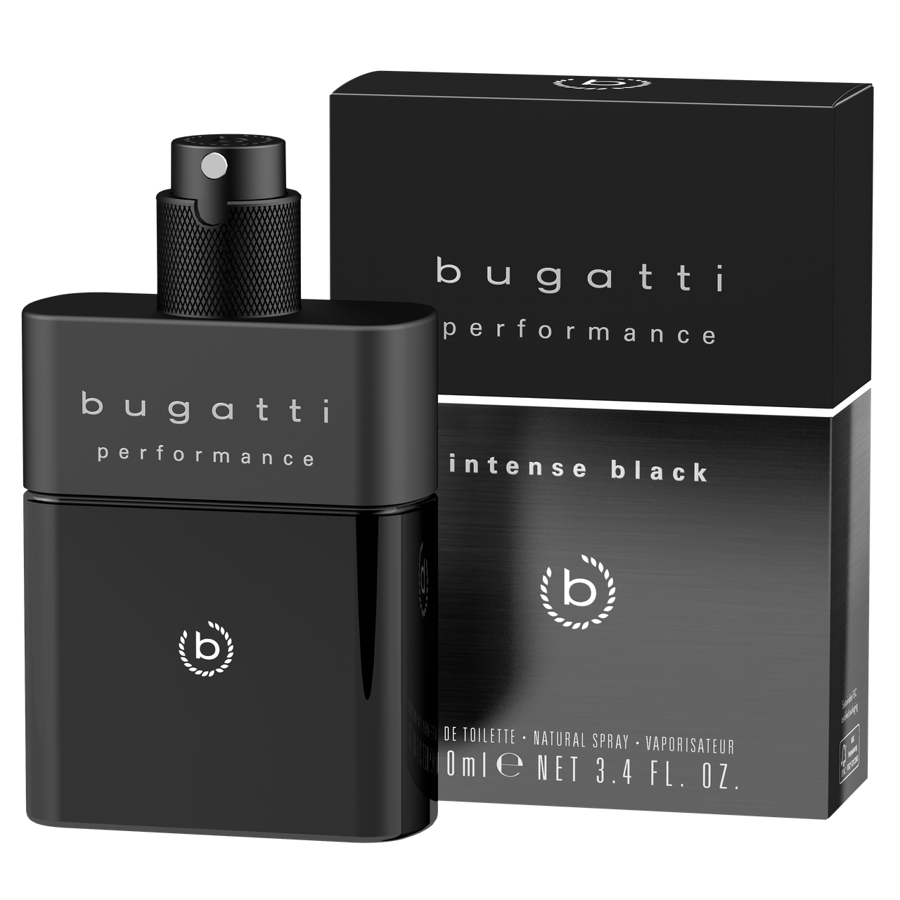 Туалетна вода для чоловіків Bugatti  " Performance Intense black " ,100 мл
