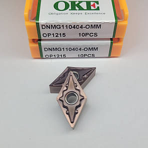 DNMG110404-OMM ОР1215 (нерж.сталь) Твердосплавна пластина для токарного різця, фото 1