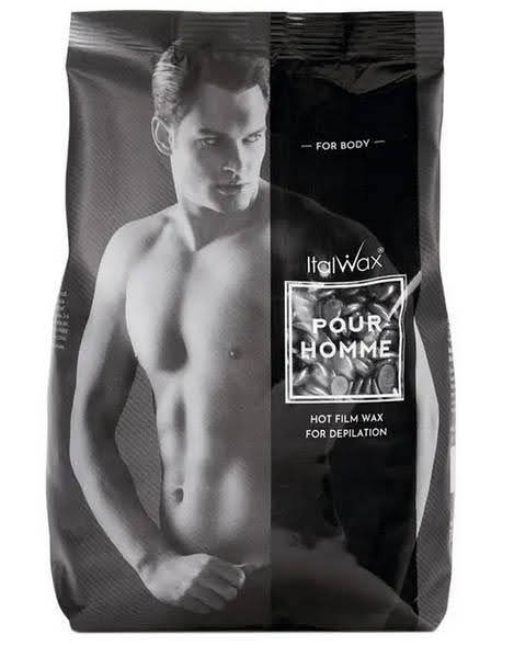 Гарячий плівковий чоловічий віск Italwax Pour Homme 1000 г у гранулах для депіляції