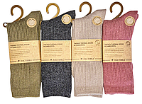 Термо шкарпетки жіночі шерсть верблюда різні кольори однотон