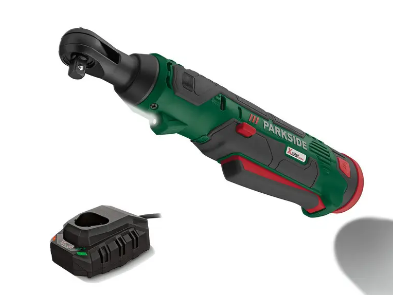 Акумуляторна тріскачка гайковерт Parkside PAR 12 B2 Акумулятор 2А + зарядка, фото 1