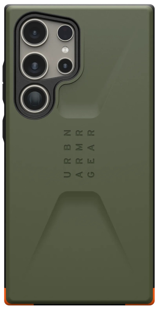 Оригінальний протиударний чохол UAG Civilian Samsung Galaxy S24 Ultra Olive 214439117272 - фото 1 - id-p2433648033