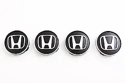 Заглушка диска 60*55мм Honda (4 шт.)