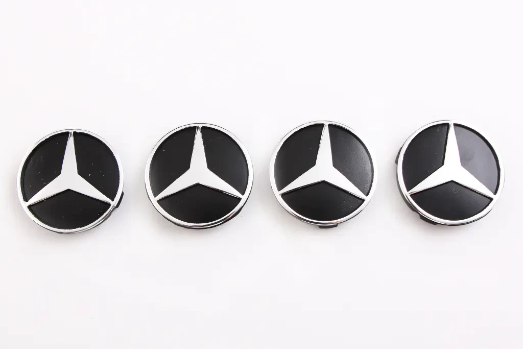 Заглушка диска 60*55мм Mersedes (4 шт.), фото 1