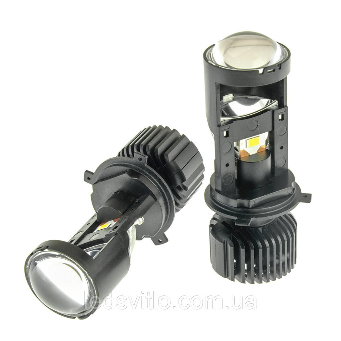 LED лампи автомобільні NEXTONE H4 12-24V (9-32V) 35W 8600Lm 6000K Лінзовані (комплект 2шт)