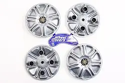 Ковпак колеса Inter Plast малий Nascar сірий