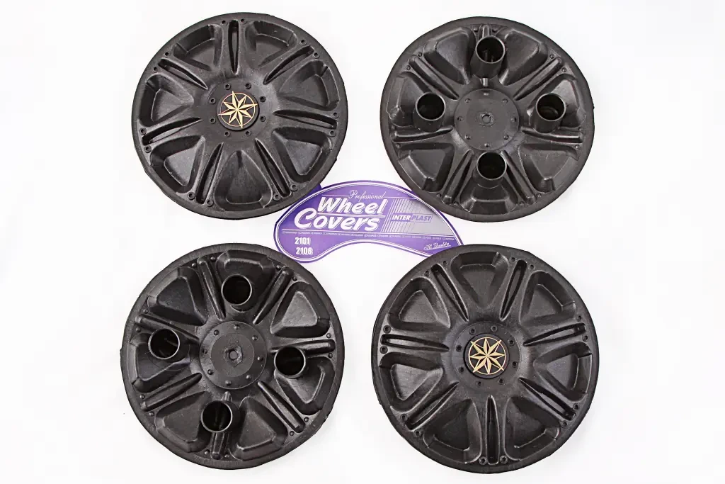 Ковпак колеса Inter Plast малий Nascar чорний, фото 1