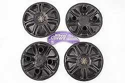 Ковпак колеса Inter Plast малий Nascar чорний