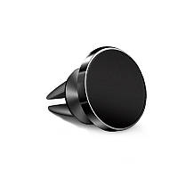 Магнітний тримач телефона для автомобіля на торпедо Чорний (на дефлектор)