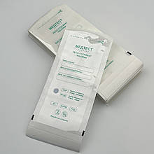 Крафт-пакети Медтест 100 x 200 мм. для стерилізації прозорий, з індикатором, 100 шт./уп.