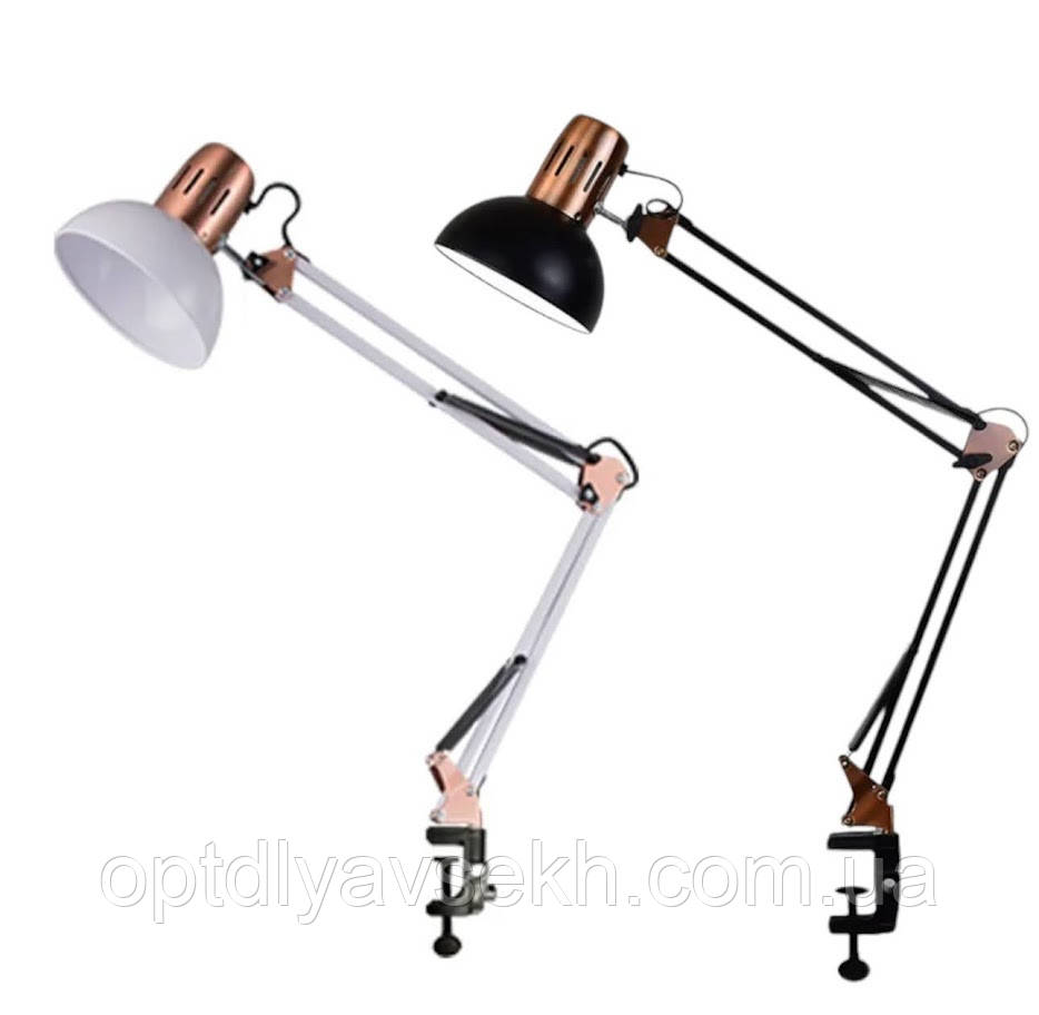 Настільна лампа 800-1 на 40 Вт. на струбцині, для освітлення робочого місця, фото 1
