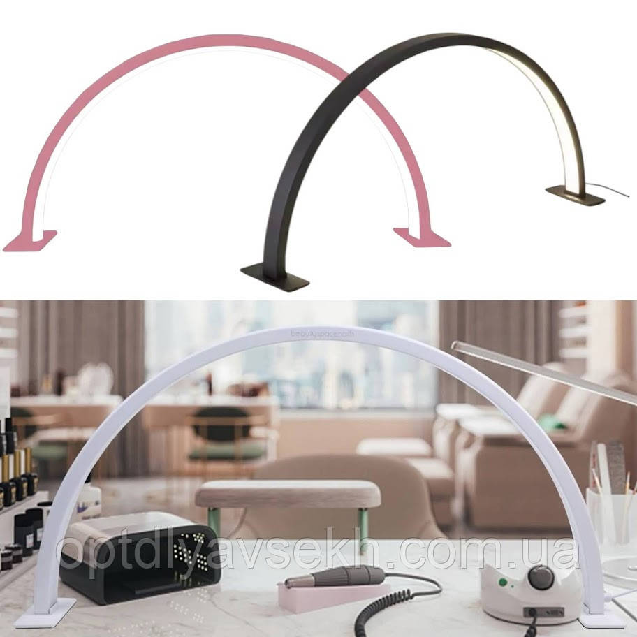 Безтіньова LED лампа-півмісяць HQ-80x (82 см) настільна на 70 Вт, для освітлення, фото 1