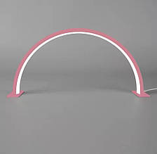 Безтіньова LED лампа-півмісяць HQ-80x (82 см) настільна на 70 Вт, для освітлення Рожевий