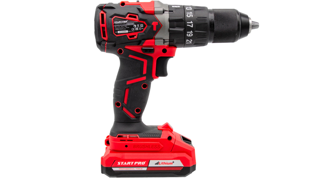 Шуруповерт акумуляторний Start Pro SCD2-21/2В BRUSHLESS, фото 1