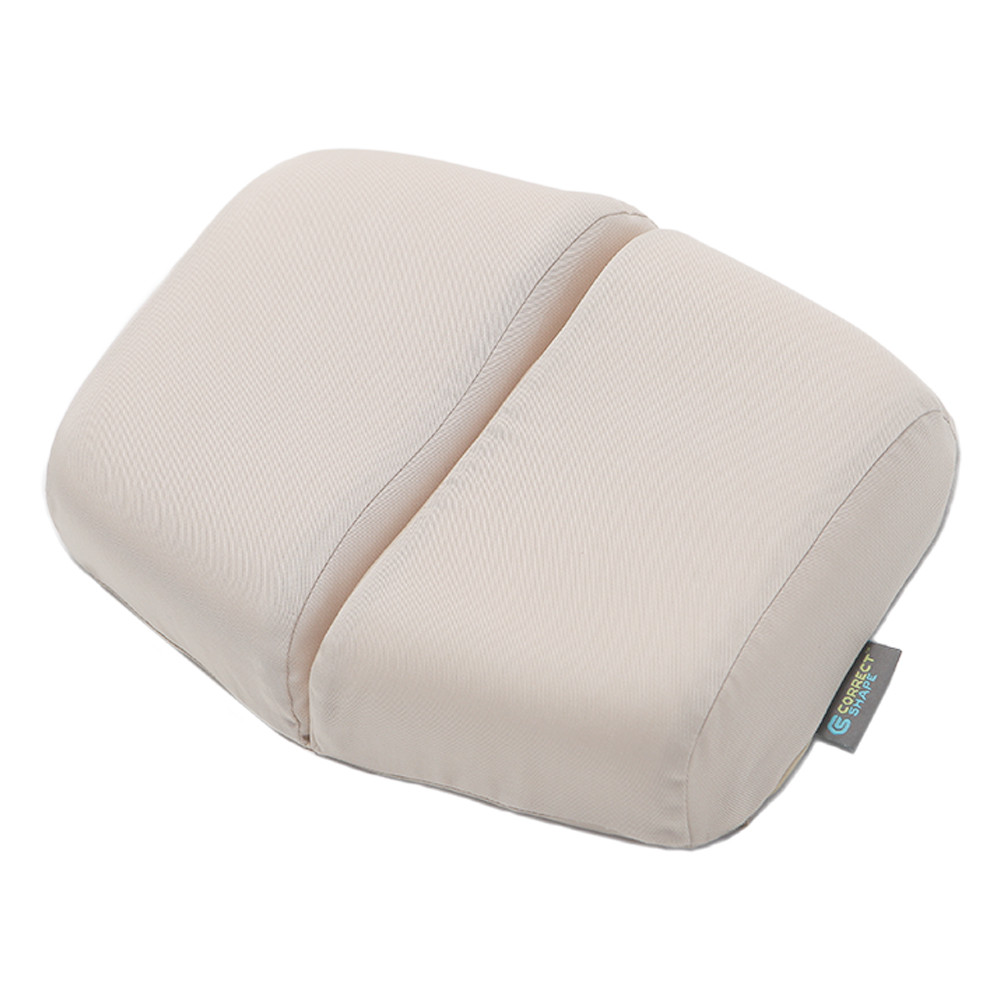 Похідна компактна ортопедична подушка для сну Travel Pillow, Correct Shape® (розмір L) бежевий, фото 1