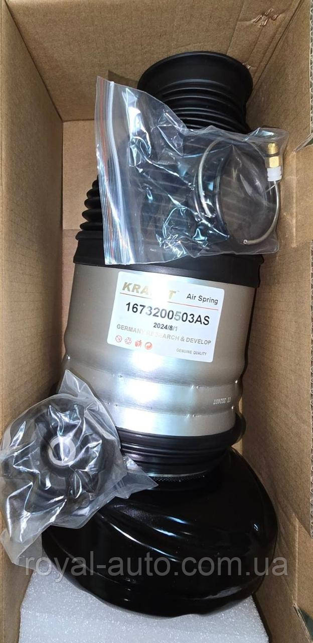 Пневмоподушка передня пневмобалон Mercedes GLLE-Class W167 GLS Мерседес 1673200003 A1673200503, фото 1