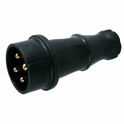 Виделка трифазна силова Mutlusan 16 А із заземленням 61-07-05, фото 1