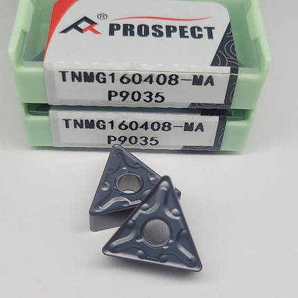 TNMG160408 MA P9035 (сталь, нерж. сталь, чавун) Твердосплавна пластина для токарного різця, фото 1