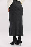 В'язана максіспідниця з замком, фото 4