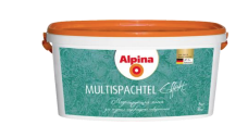 Декоративна шпаклівка інтер'єрна акрилова матова Alpina "Multispachtel Effect" Біла, 16 кг., фото 1