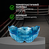 Капа боксерська для рукопашного бою кікбоксингу, найкраща боксерська капа подвійна зубна Hechpro 7774B, фото 10