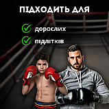 Капа боксерська для рукопашного бою кікбоксингу, найкраща боксерська капа подвійна зубна Hechpro 7774B, фото 11