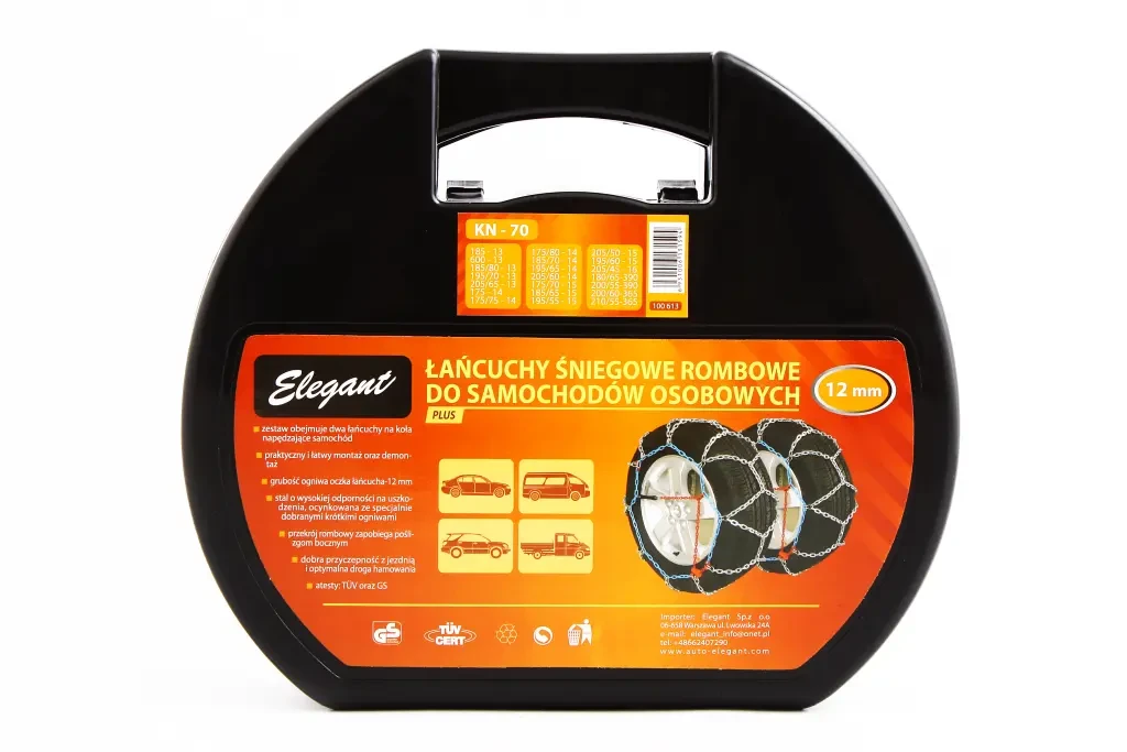 Ланцюг на колесо 12 мм 70 Elegant (2 шт.), фото 1