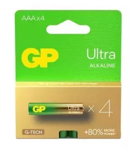 Батарейка GP LR3 Ultra Alkaline ААА (ціна за 4 шт)