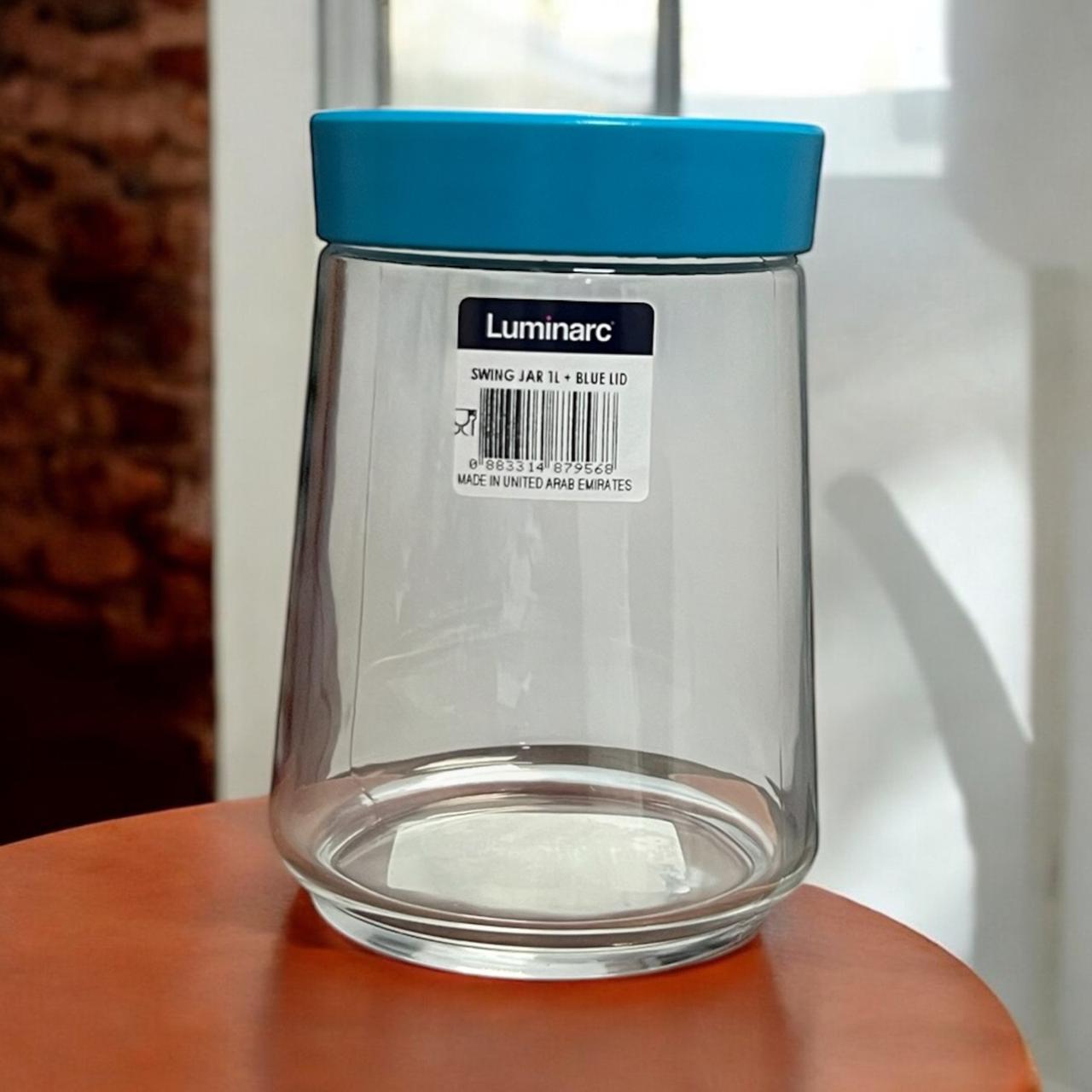 Банка для сипучих 1 л Luminarc Swing Blue 6634Q