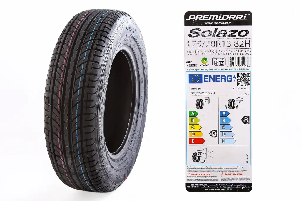 Шина 175/70R13 літо 82H Premiorri Solazo, фото 1