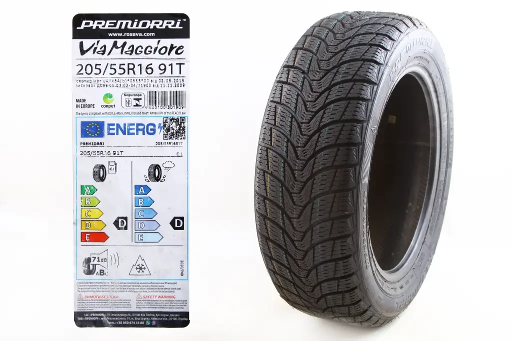 Шина 205/55R16 зима 91T Premiorri ViaMaggiore, фото 1