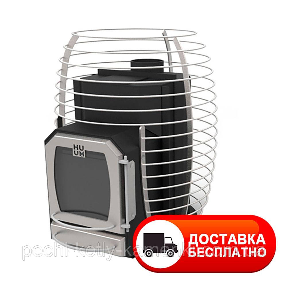 Кам`янка для сауни та лазні HUUM HIVE Wood 13 kW без виносу