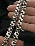 Срібний ланцюжок круглий Бісмарк, фото 7