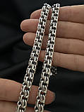 Срібний ланцюжок круглий Бісмарк, фото 4