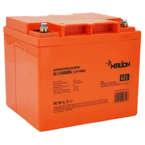 Акумулятор  гелевий 12В 40А/г MERLION GL12400M6