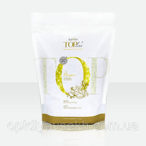 Гарячий плівковий віск Italwax Top Line 750 г у гранулах для депіляції (Аргун)