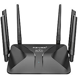 Високошвидкісний Wi-Fi роутер на 6 антен, 300Мбіт/с, 2,4 ГГц, WR50Q / Вай Фай маршрутизатор / Роутер для дому