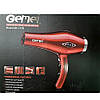 Фен для волосся 2200Вт, Gemei Gm-1770 / Фен для укладання волосся / Фен для сушіння волосся з насадкою, фото 3
