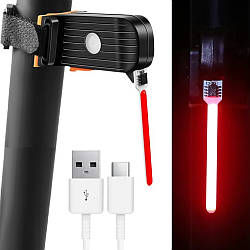 Задній велосипедний ліхтар 300мАч, 8821-LED / Ліхтарик на велосипед / Велоліхтар / Ліхтар на велосипед