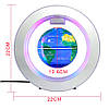 Левітуючий глобус з підсвіткою (22×22×11см), від мережі / Магнітний глобус / Антигравітаційна лампа, фото 7