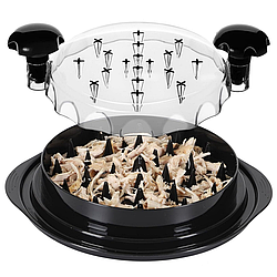 Ручний подрібнювач для вареного м'яса 25х8,5см / Механічний подрібнювач курки / Прилад для подрібнення м'яса