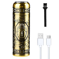 Електрична міні-бритва, від USB, HW-T8 / Портативна електробритва чоловіча / Шейвер / Акумуляторна бритва