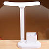 Настільна лампа на акумуляторі, від USB, 3 режими / Лампа з підставкою для телефону / Світильник настільний, фото 7