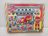 Конструктор металевий Пожежна техніка (309 деталей), ТехноК, фото 2