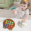 Настільна розвиваюча гра для дітей на відповідність форми та кольору / Дитяча настільна гра, фото 2