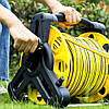 10м Садовий шланг з котушкою та розпилювачем / Поливальний шланг на котушці / Котушка зі шлангом для поливу, фото 6