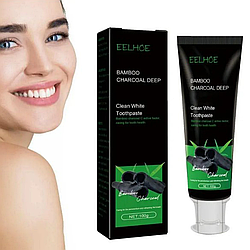 Відбілююча зубна паста з бамбуковим вугіллям / Паста для відбілювання зубів / Паста для зубів